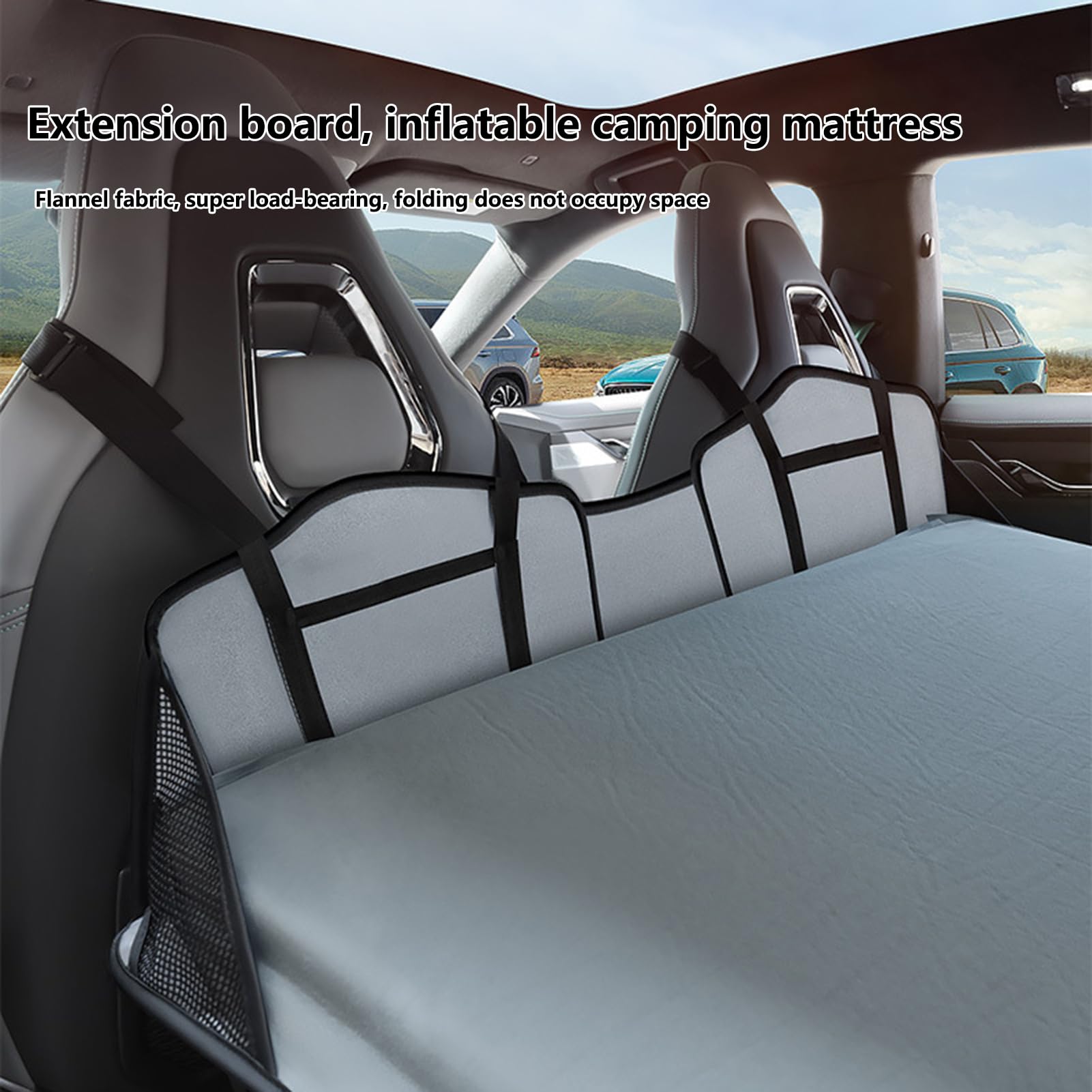 Per Sedile Posteriore Auto Pianale Portellone Camion, Tappetino Esterno per | Piattaforme Portatili Per Veicolo Auto Per Tenda, Camion, Portellone, Attività Outdoor Per Famiglia E Bambini