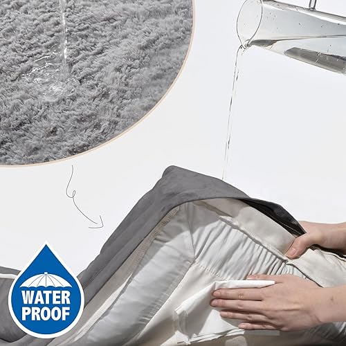 Miniatura 5 de Comfort Expression - Cama ortopédica para perros grandes, 36 x 27 pulgadas, cama impermeable y de apoyo de espuma con cojines removibles, sofá con