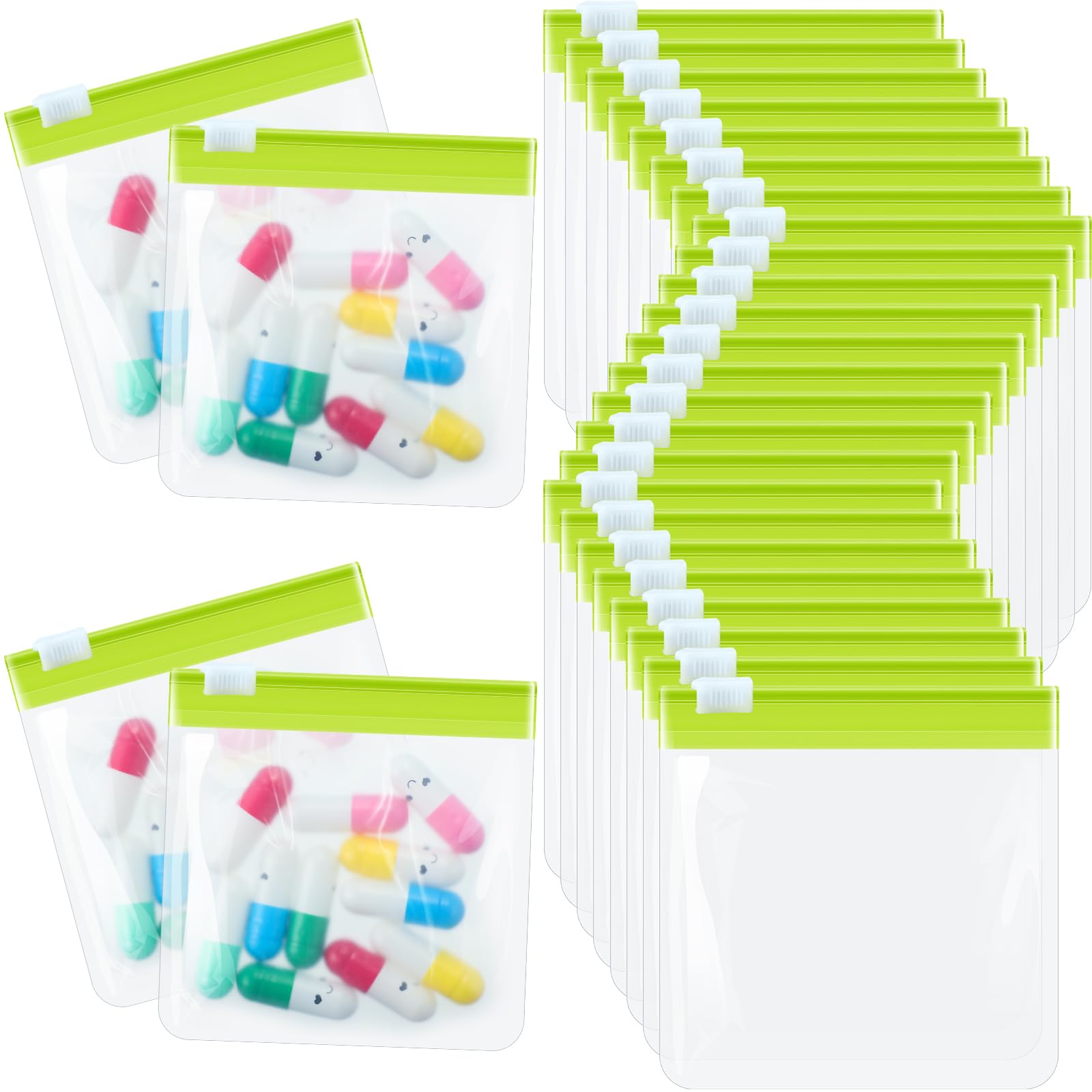 Travel Pill Pouches - 24 Pack -22
