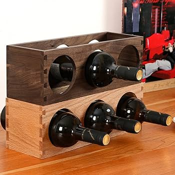 Amazon｜木製 ワインラック ワインホルダー ワイン シャンパン