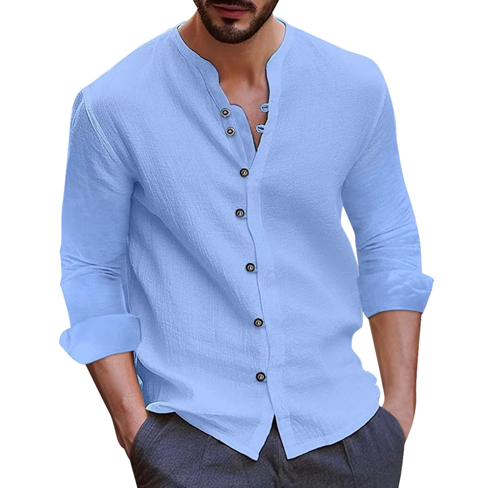 Camisas Oversize Hombre Camisa Holgada De Talla Grande Informal