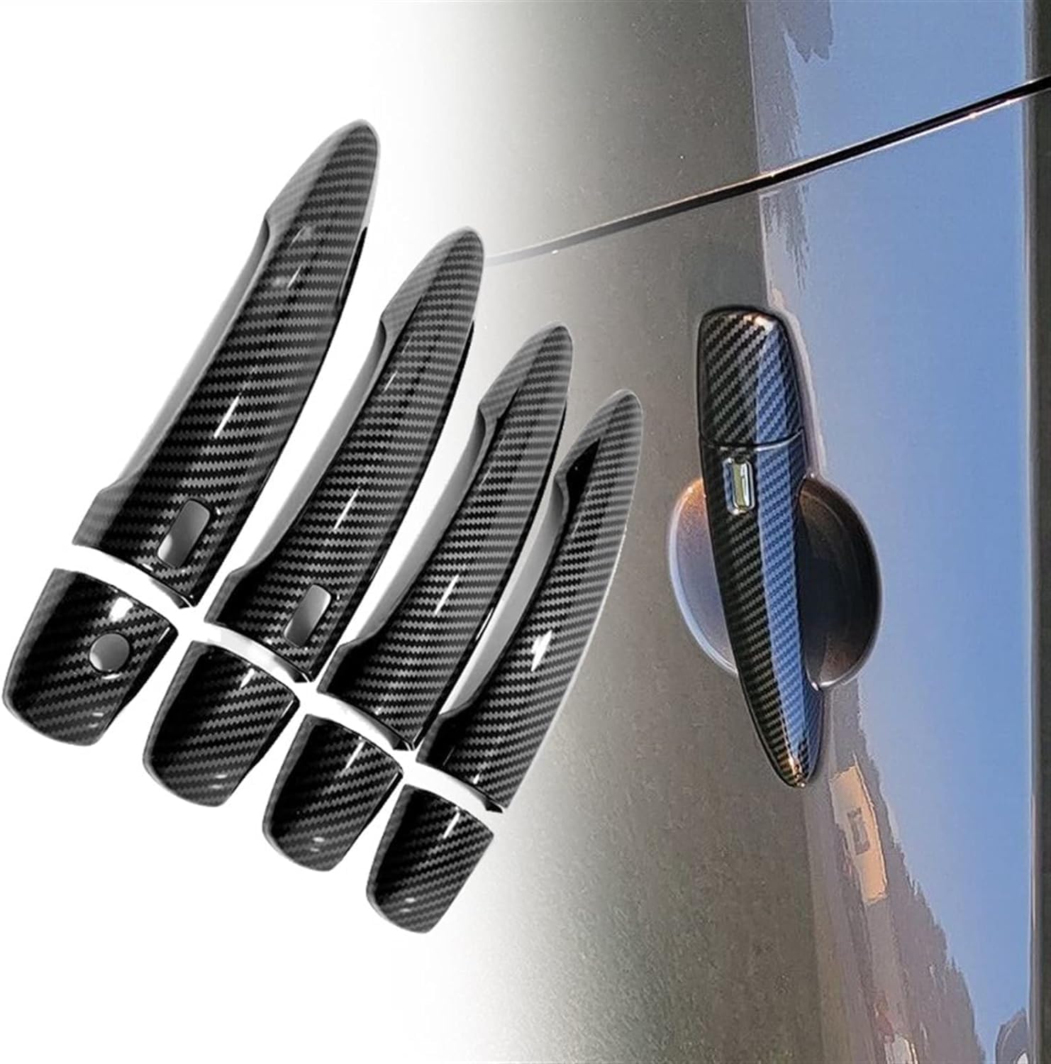 Zhaoqian Car Exterior Door Handles For Nissan Qashqai J12 2021 2022 2023, Car Door Handle Cover Protector/Car Door Handle Protective Cover.