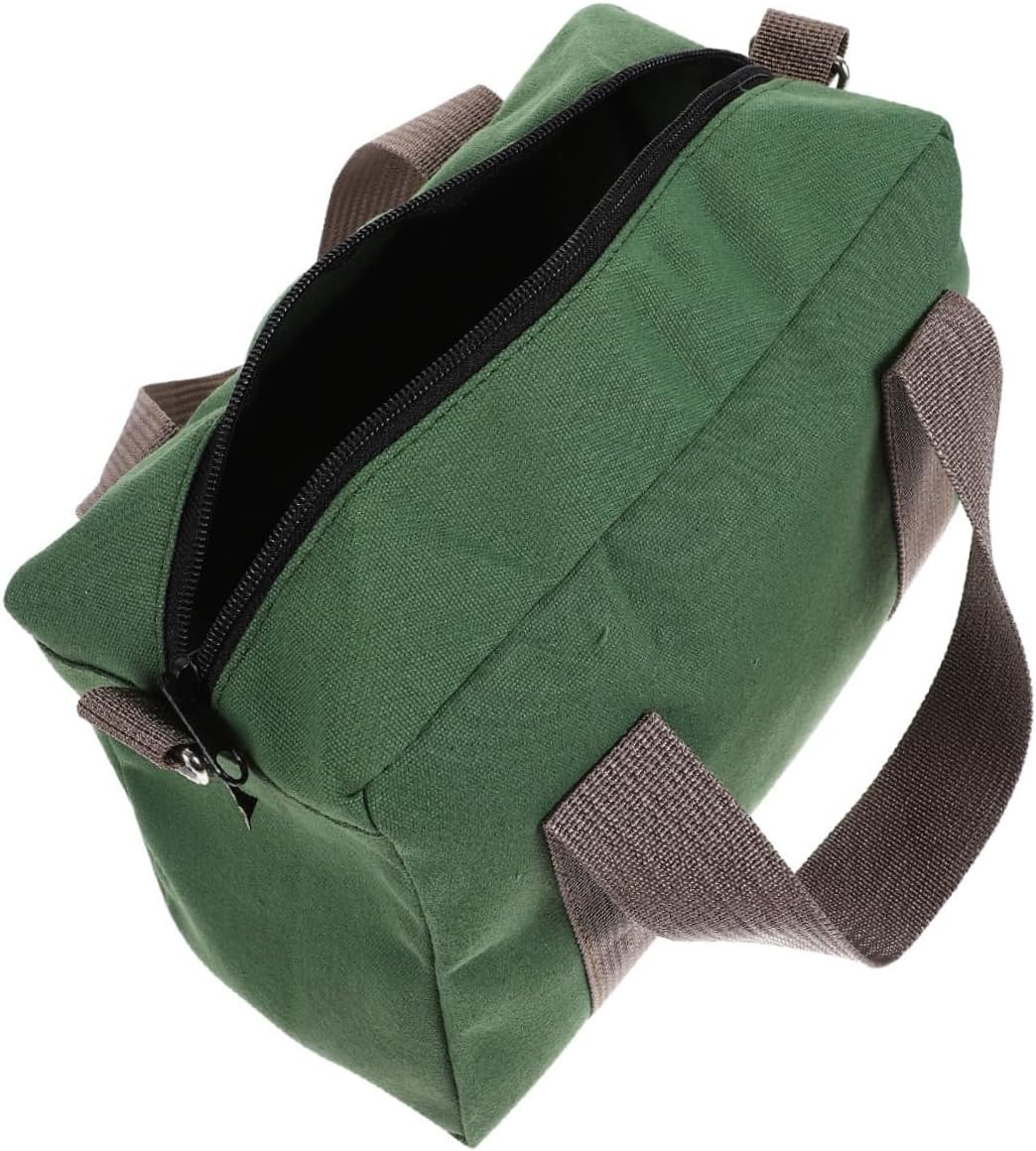 Canvas Tool Bag Organizer Large Capacity Strap Design