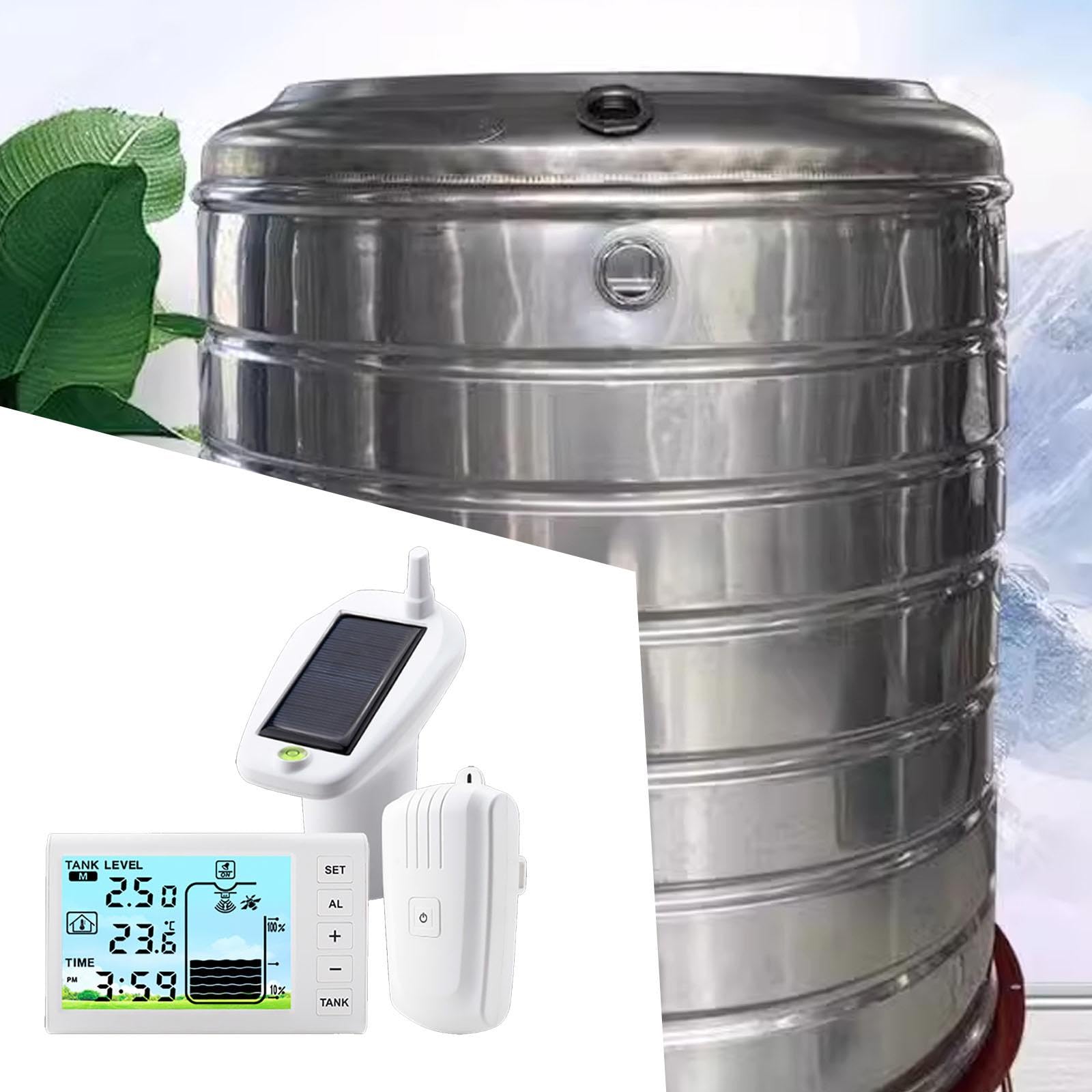 harayaa Medidor de Nivel de Agua para Tanque de Almacenamiento, Indicador de Profundidad