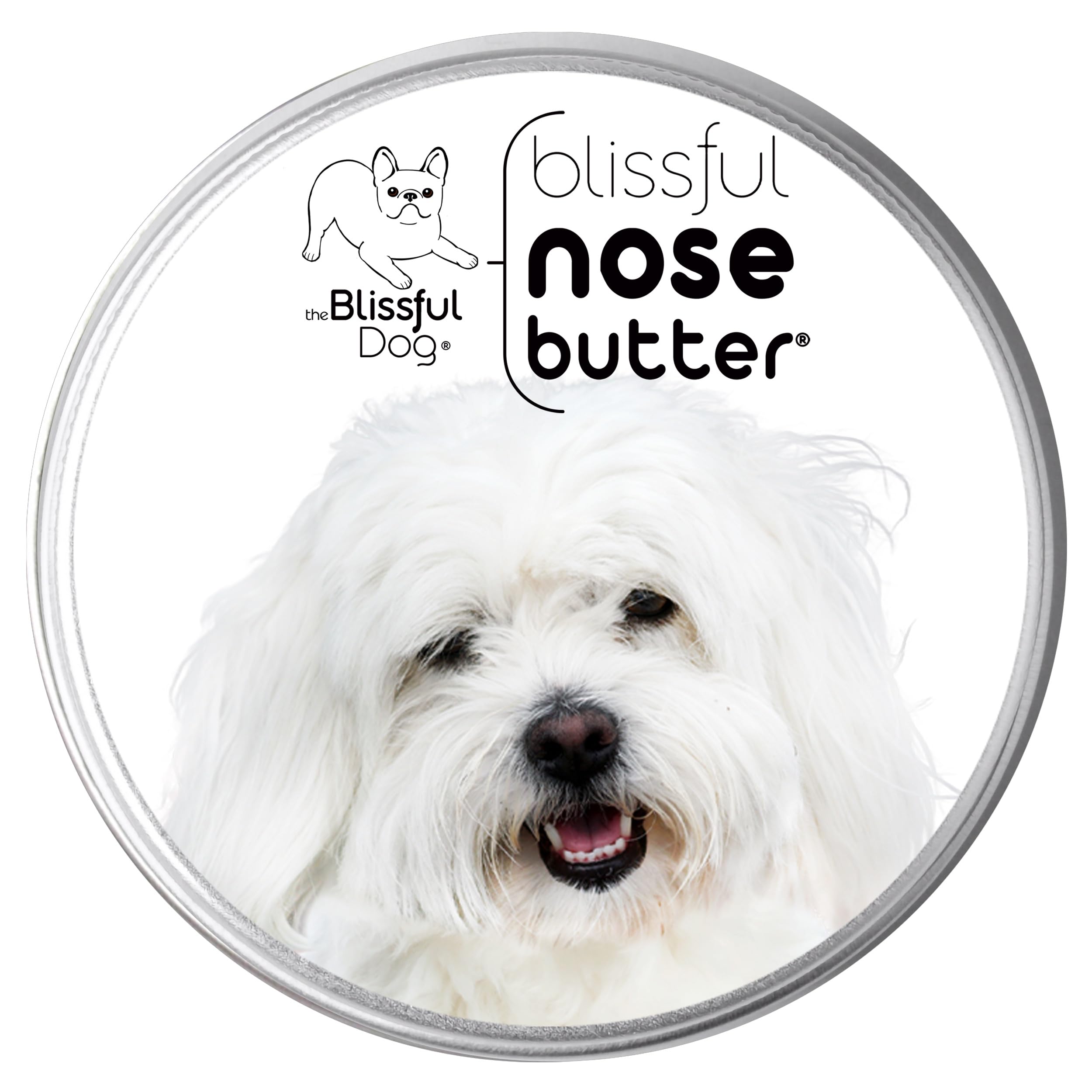 The Blissful Dog Coton De Tulear Unscented Nose Butter, 2-Ounce