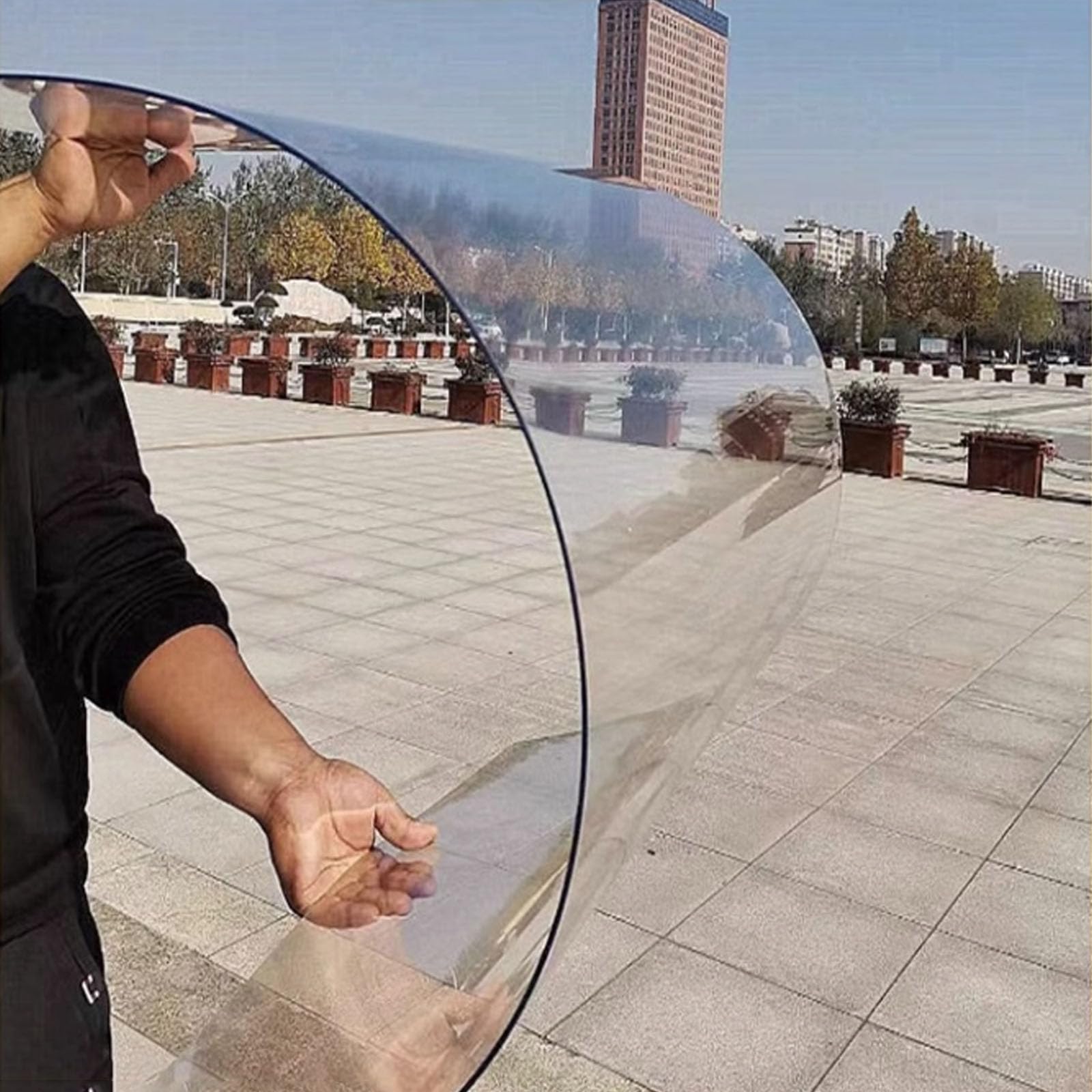 Panneau polycarbonate transparent pour serre et toit étanche 1,2x7m avec vis