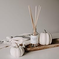 Vista 46 de Sweet Water Decor Juego de difusor de varillas Sandalwood Rose, difusores de rosa, madera, ámbar, vainilla y almizcle, aroma para el hogar