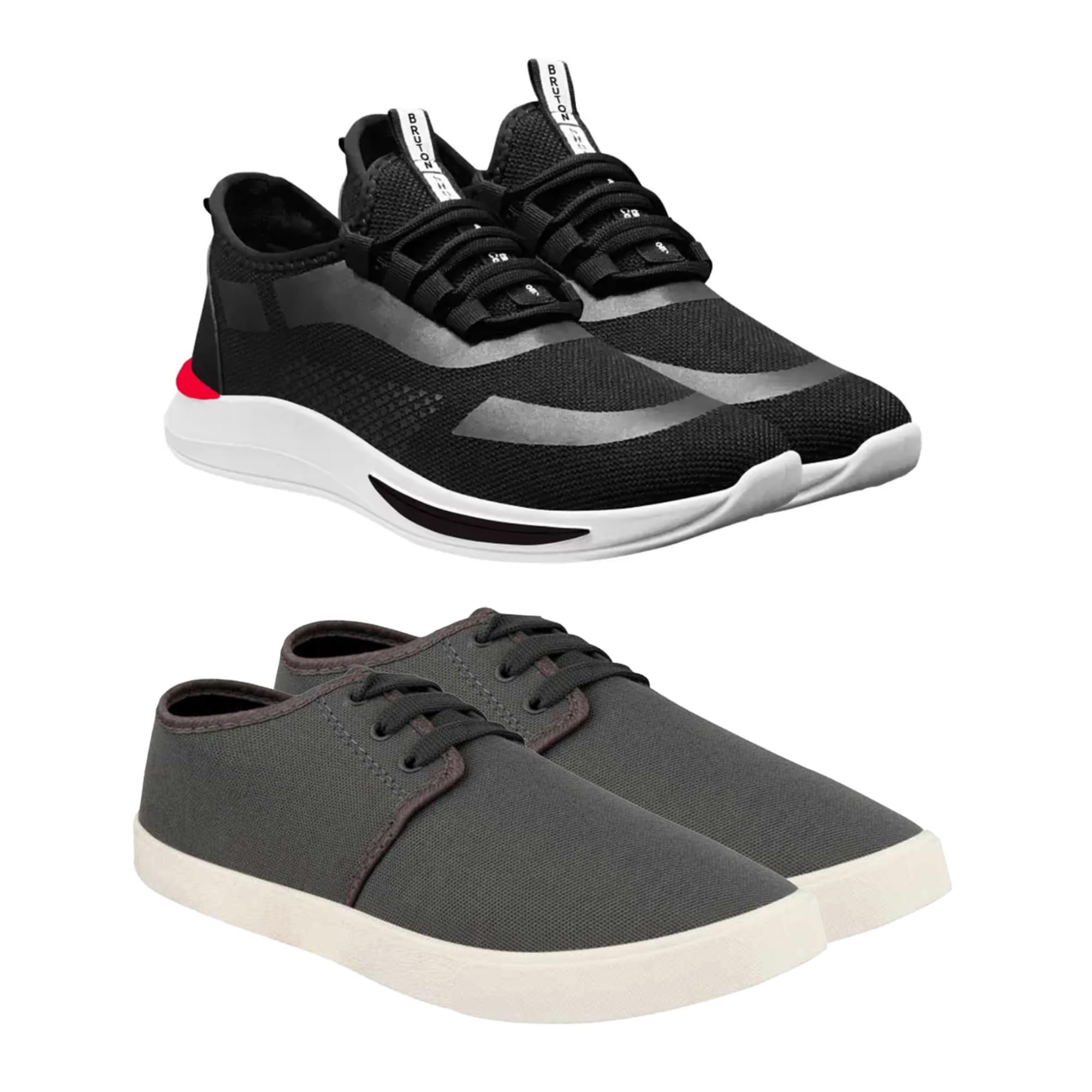 See full amazon price history chart for BRUTON Combo Pack of 2 Exclusive Trendy Shoes Casual Shoe Sport Running Shoes Sneakers for Men - Size : 8, Black, Grey BRUTON Combo Pack of 2 Exclusive Trendy Shoes Casual Shoe Sport Running Shoes Sneakers for Men - Size : 8, Black, Grey (B0BLCC4QH9) Amazon Price History, Amazon Price Tracker