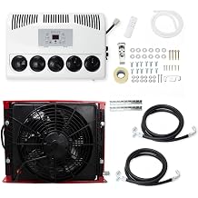 12V 11000BTU RV Air Conditioner, Mini split Universal Electric RV Truck Air Conditioner,Fit for camping Vehicles, Semi Trcuk Pickups Buses Cars Van Fast Cooling AC Unit