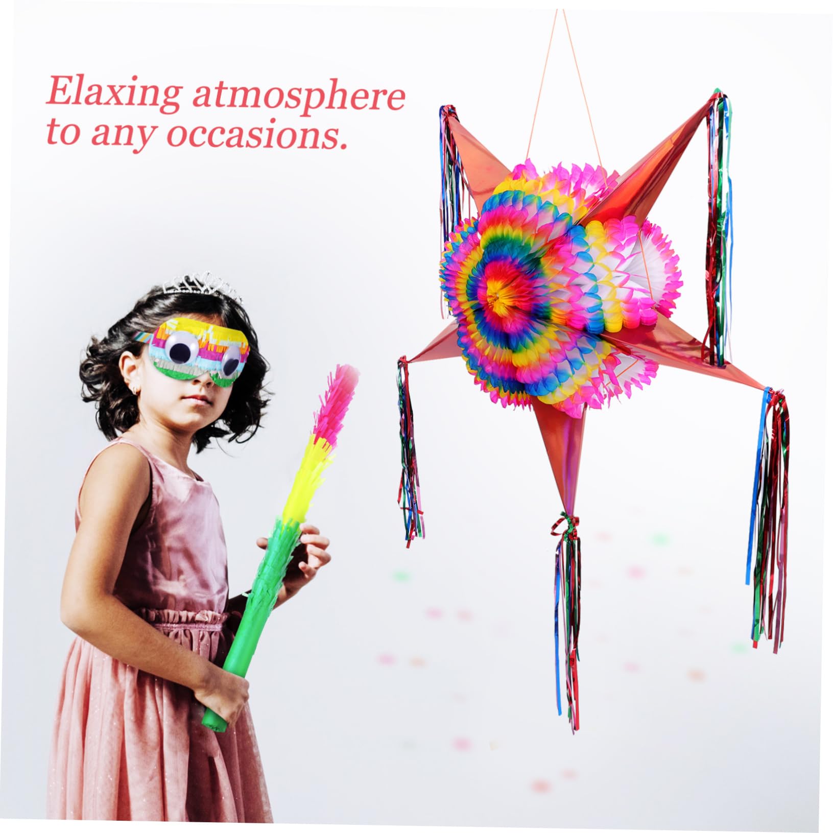 Ciieeo Decorazione Divertente Per Feste Di Compleanno E Altri Eventi Con Carta A Forma Di Stella