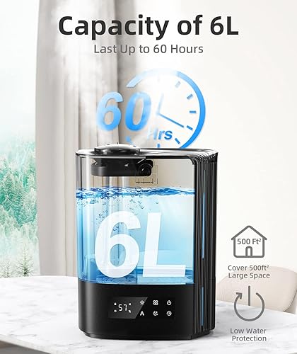 Miniatura 2 de Un humidificador de 6L MG07JS y un calentador de espacio MG26QN juntos