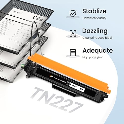 Miniatura 5 de XJI Cartuchos de tóner compatibles de repuesto para Brother TN227 TN-227 TN227BK TN227C TN227M TN227Y TN223 TN-223, para HL L3210CW L3230CDW