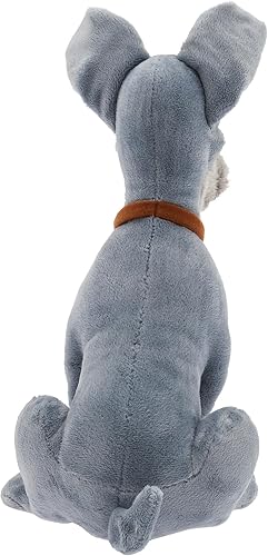 Miniatura 2 de Disney Store Tramp - Juguete suave mediano para niños, personaje de peluche con textura mullida y detalles bordados, collar y placa de perro,