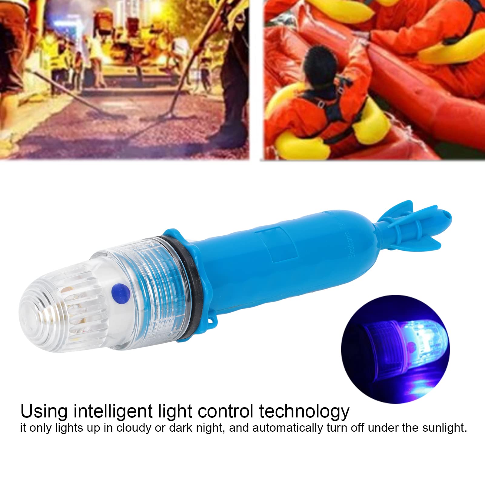 Lampada Led Galleggiante, 19cm Luce Segnalazione Pesca Torcia Boetta Luminosa Mini Luce Navigazione per Barche Galleggiante Segnalazione IP65 Impermeabile per Esca Subacqueo