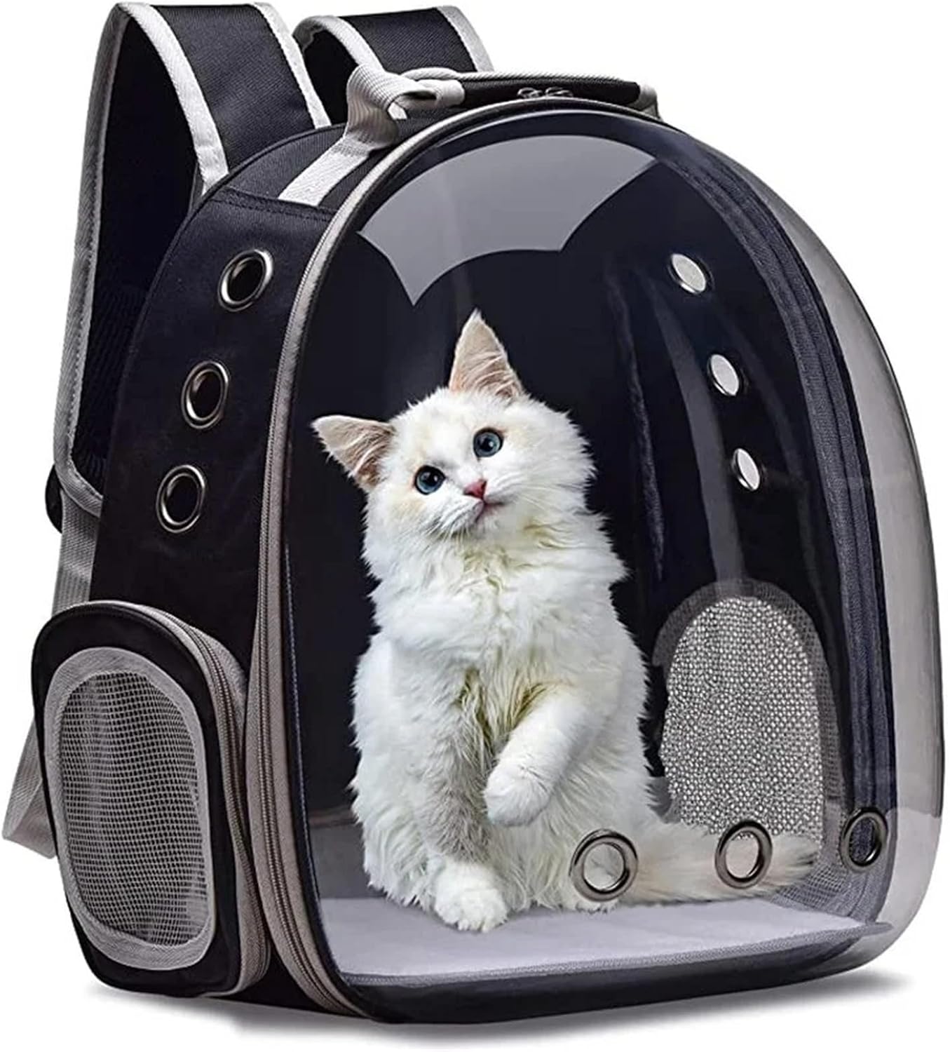Transparent Capsule Bubble Pet Backpack, Cat Pet Carrier Backpack Small Animal Puppy Kitty Bird Breathable Travel