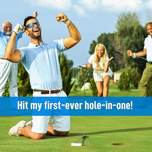 Miniatura 7 de Bloomoak Gafas de sol deportivas para golf, protección UV400 envolventemarco ventilado que evita el empañamientoclaridad visual superior para