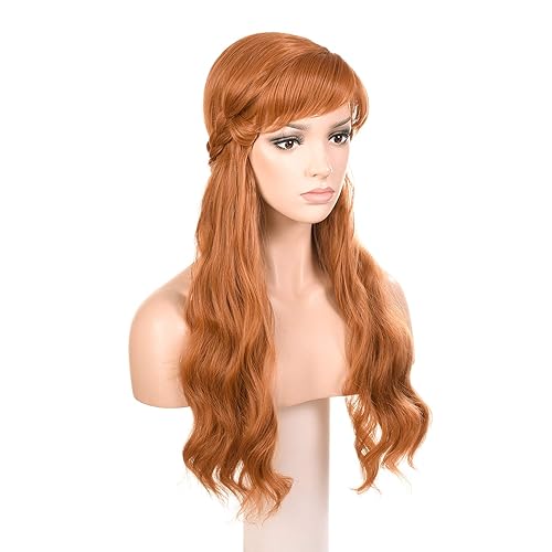 Miniatura 9 de morvally 20 pulgadas de largo, ondulado, rubio, azul, rosa, ombré, pelucas de pelo sintético para mujeres, cosplay, Halloween