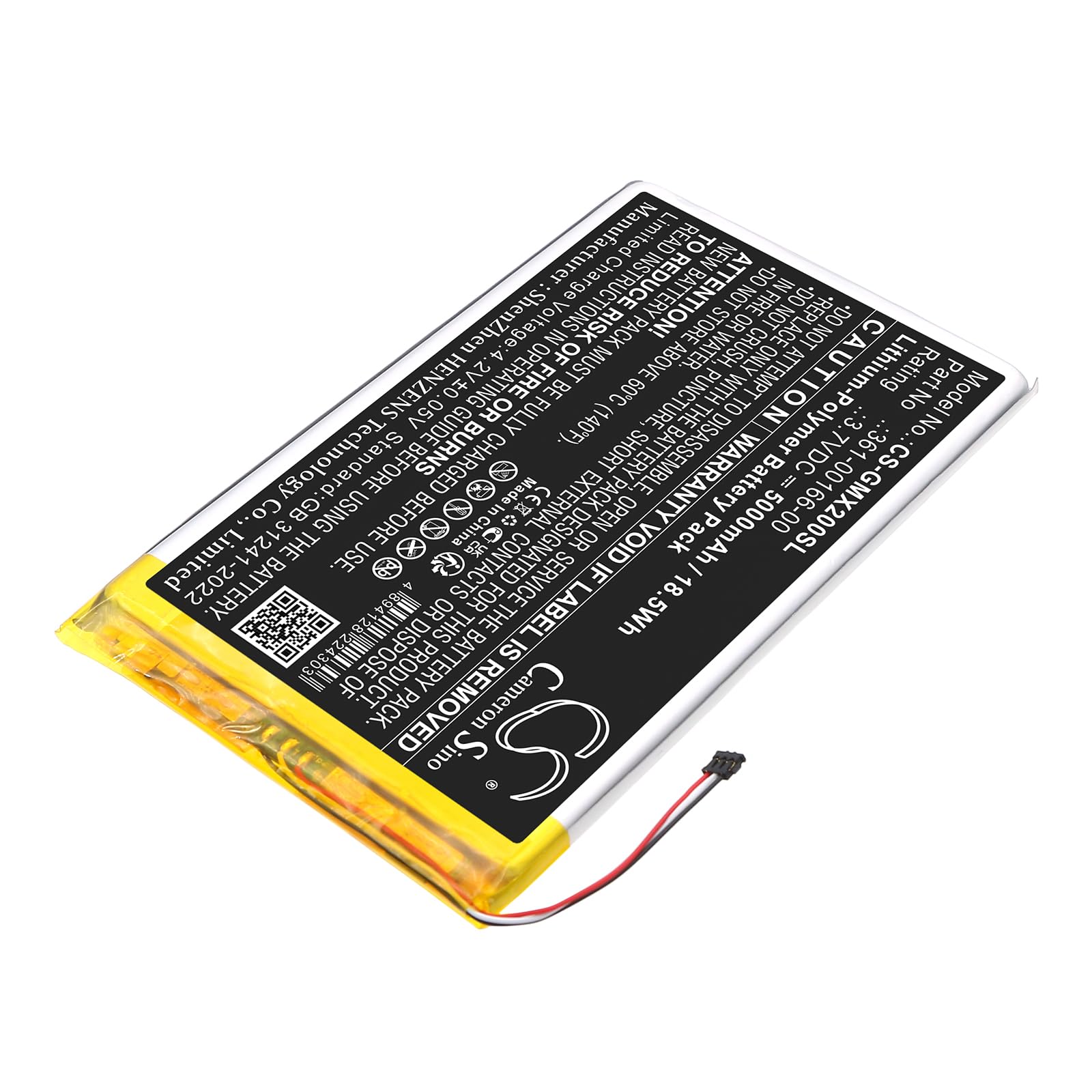 Ersatz Akku kompatibel mit Garmin Zumo XT2 PN: 361-00166-00 5000mAh / 18.5Wh