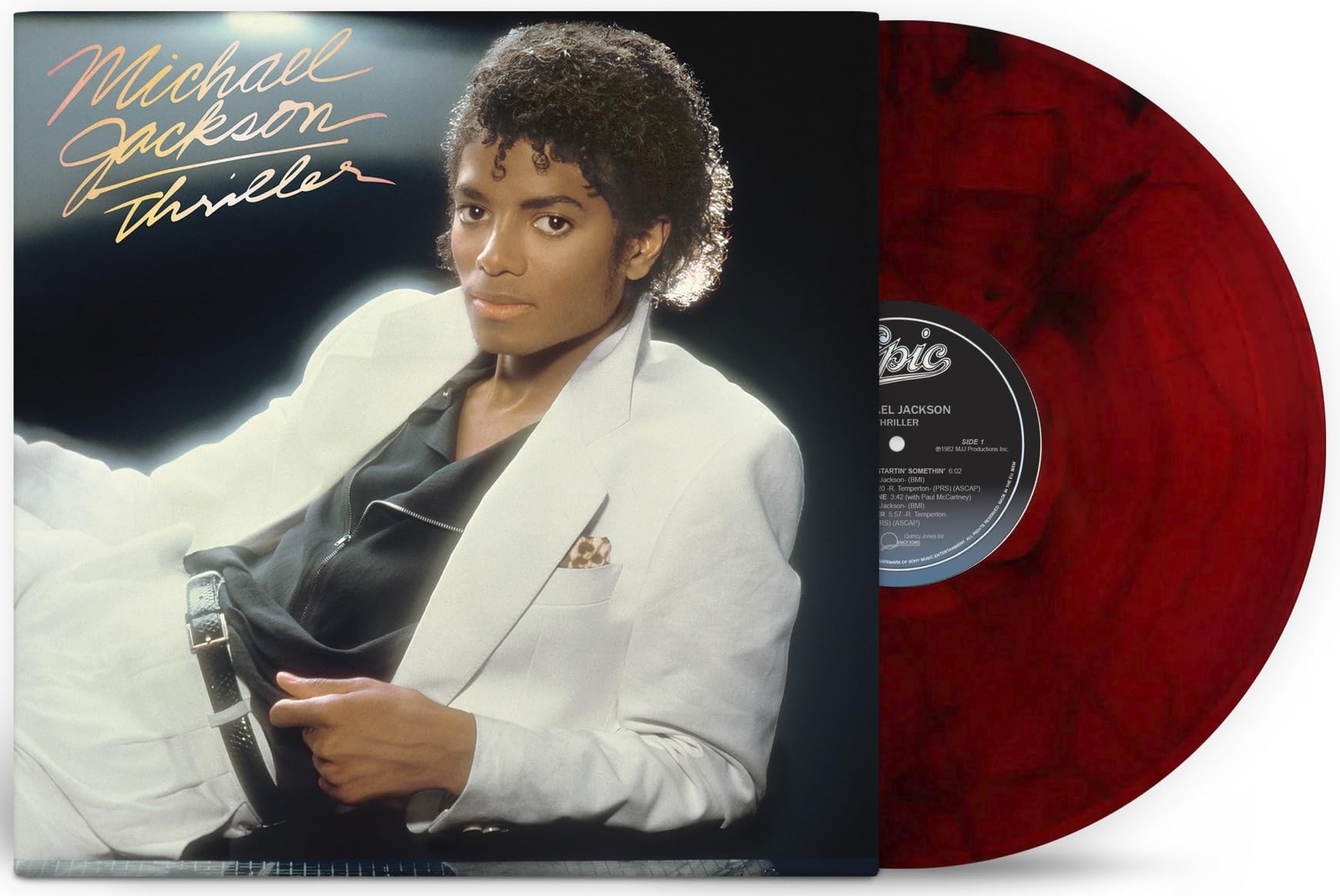 THRILLER (limited Edition Red and Black Marble Vinyl)