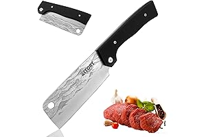 Folding Cleaver G10 Handle Knife