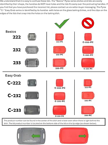 Miniatura 2 de Pyrex 233-PC 3qt Lagoon Blue Tapa de almacenamiento de alimentos de repuesto - Fabricado en los Estados Unidos