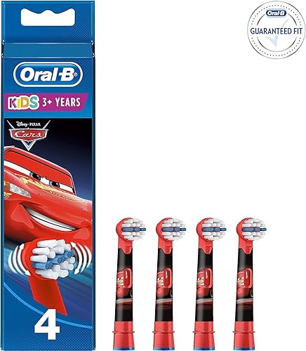 Miniatura 4 de Oral-B Stages Power Cars - Cabezales de repuesto para cepillos de dientes para niños (paquete de 4)