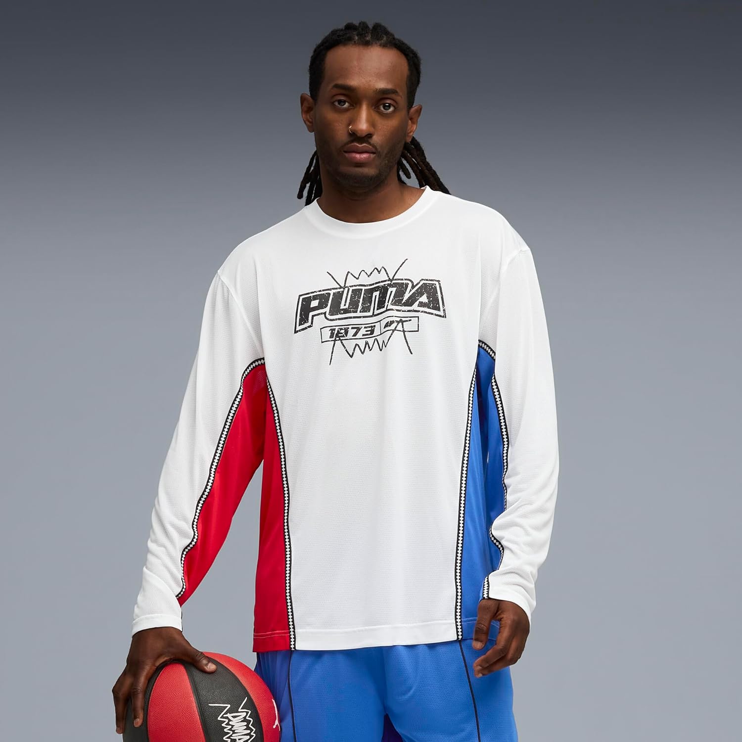 PUMA Mens Village Wear Graphic Crew Neck Short Sleeve Casual Tops Casual - Black