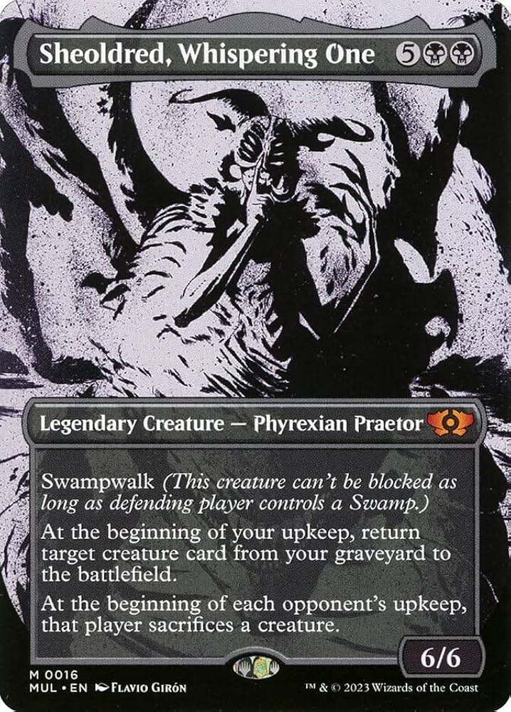 囁く者、シェオルドレッド/Sheoldred, Whispering One 囁く者、シェオルドレッド/Sheoldred, Whispering One《英語