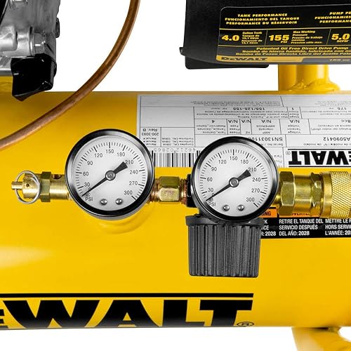 Miniatura 5 de Dewalt DXCMTA5590412 Honda GX Compresor de aire pontón sin aceite de 4 galones