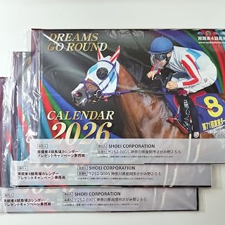 2026年 南関東４競馬場カレンダー 3部セット