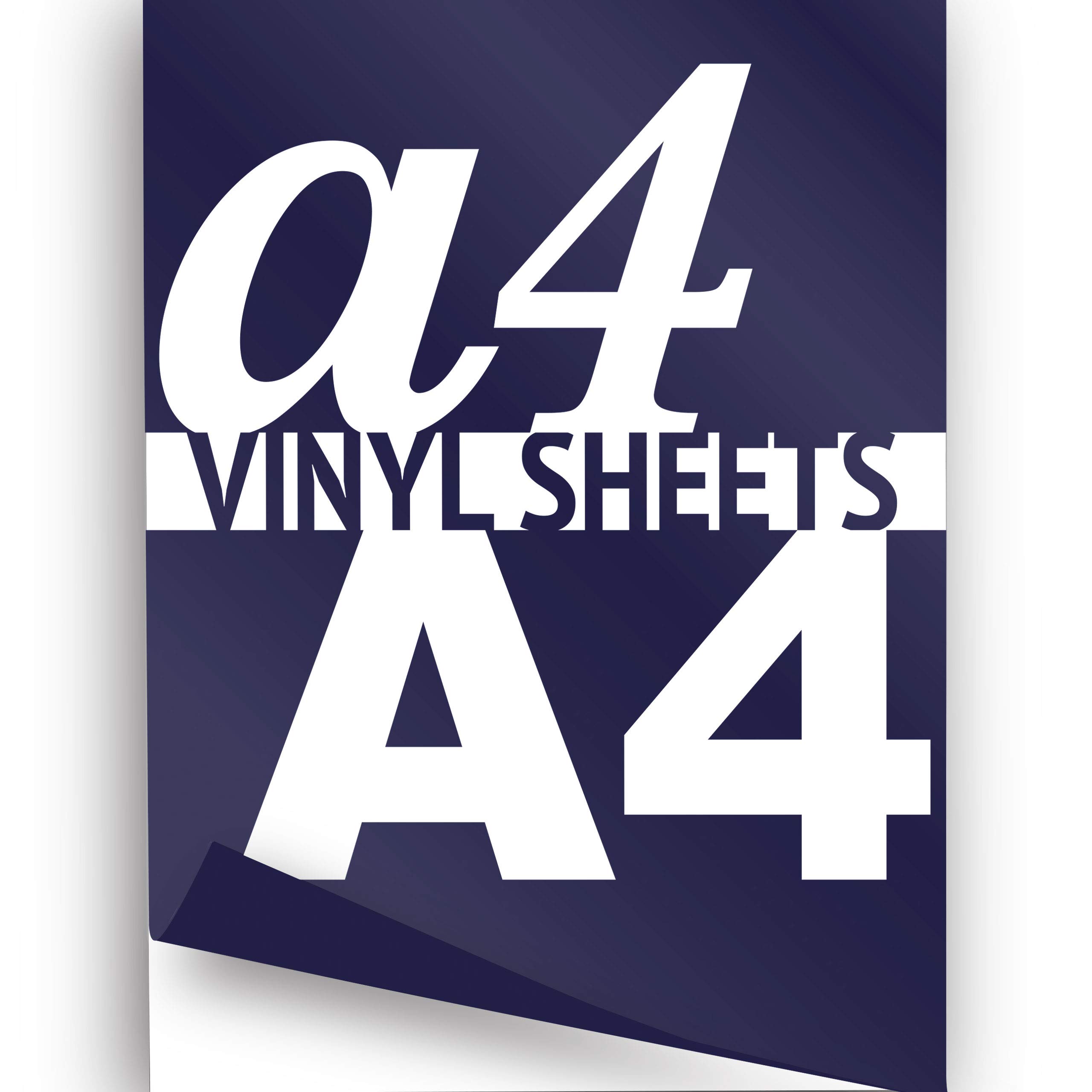 JasonCarlMorgan JCM Graphics A4 Iron On Vinyl 3 Sheets, Navy Blue