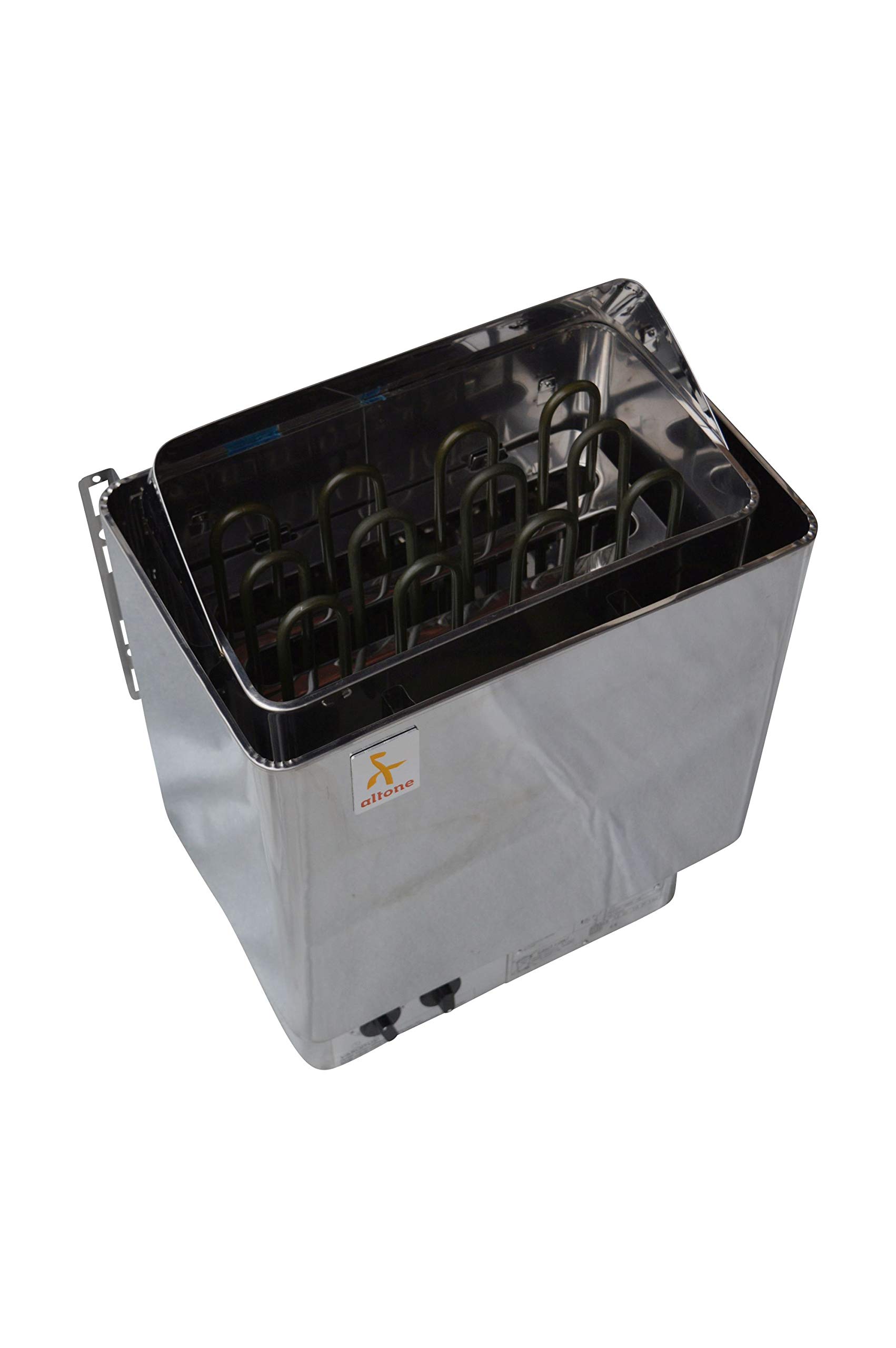 Poêle pour sauna en acier inoxydable 6 kW avec commande intégrée