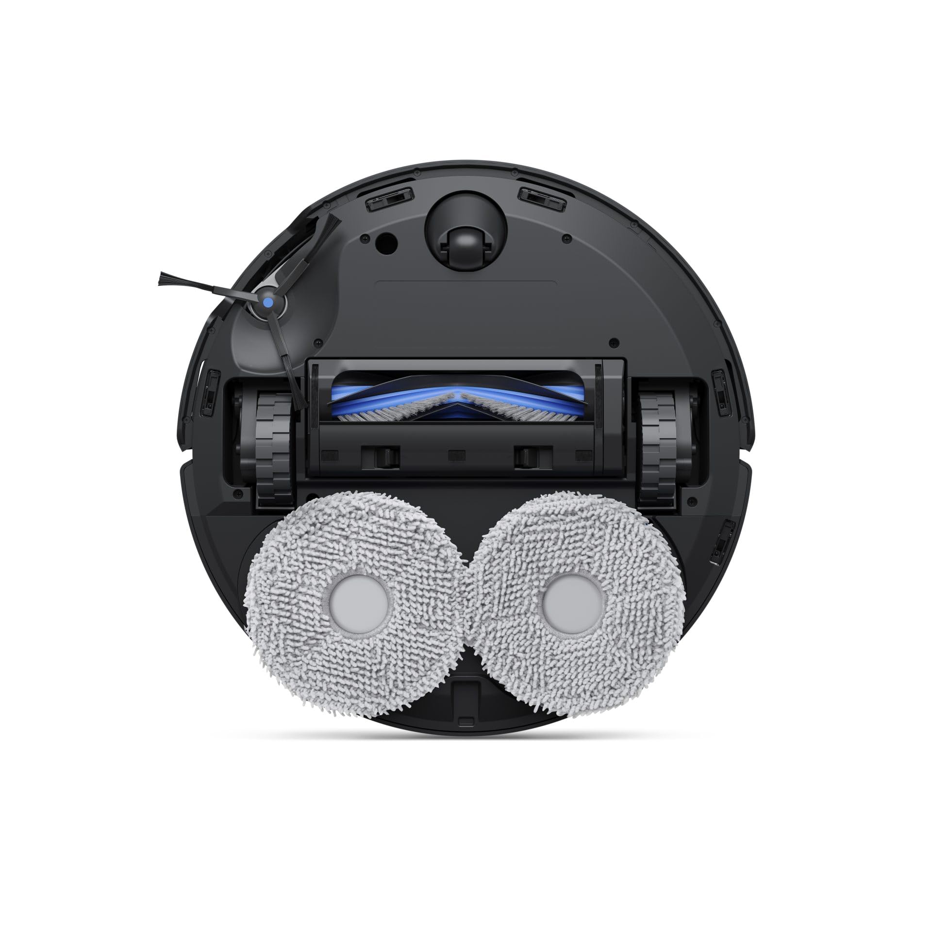 ECOVACS DEEBOT T50 OMNI Gen2 robot odkurzający z funkcją wycierania, 21 000 Pa, wysuwana szczotka boczna i mop, ZeroTangle 2.0, pranie mopa w gorącej wodzie 75°C, stacja All-in-One, ultracienka 81 mm