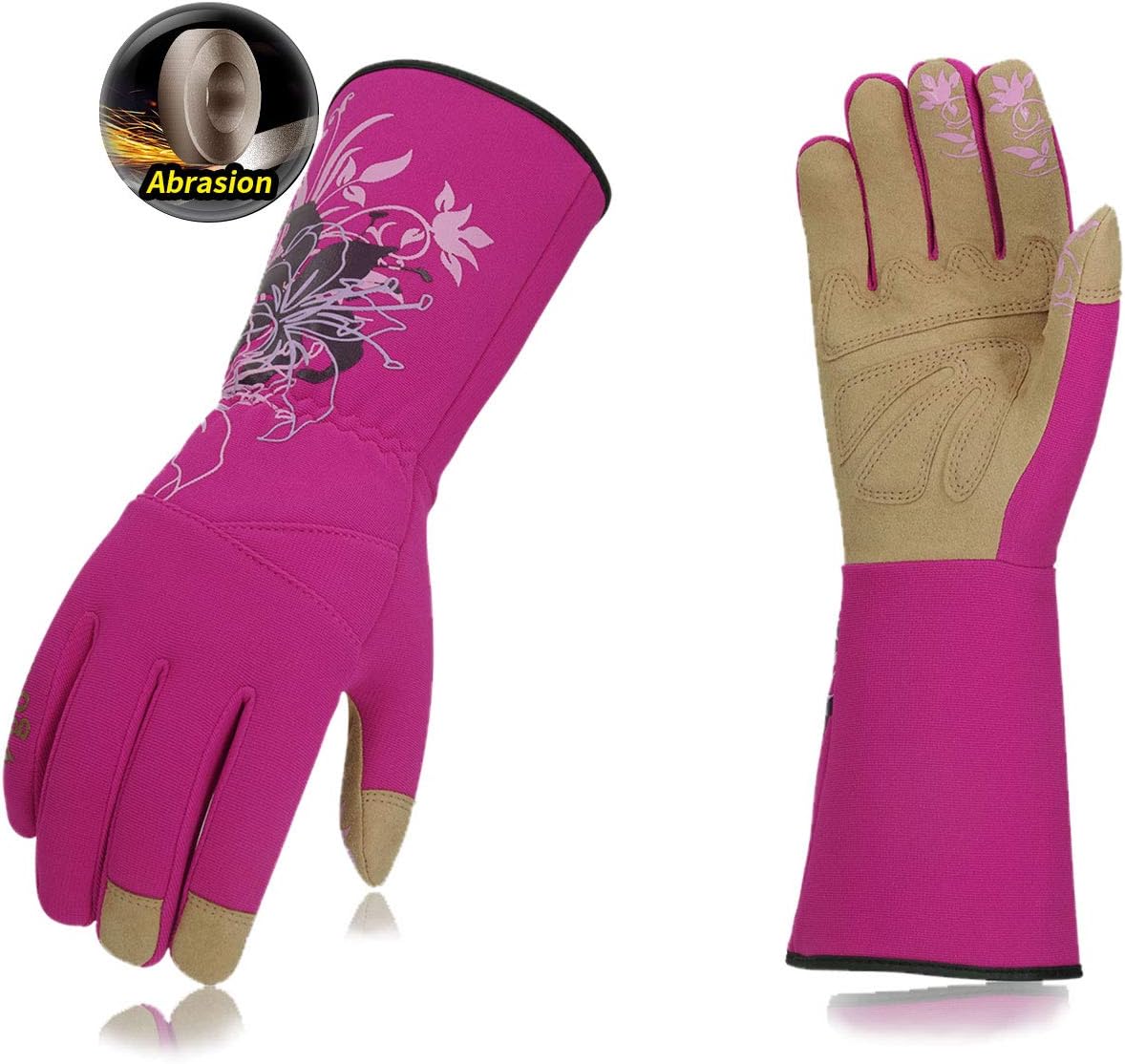 guanti pesati per donna rosa