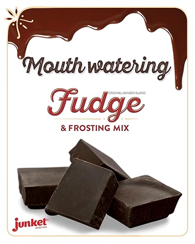 Miniatura 3 de Junket Mezcla de dulce de azúcar y glaseado: agregue leche y mantequilla, caliente 60 segundos, enfríe. Bolsa de 12 onzas de mezcla de chocolate con