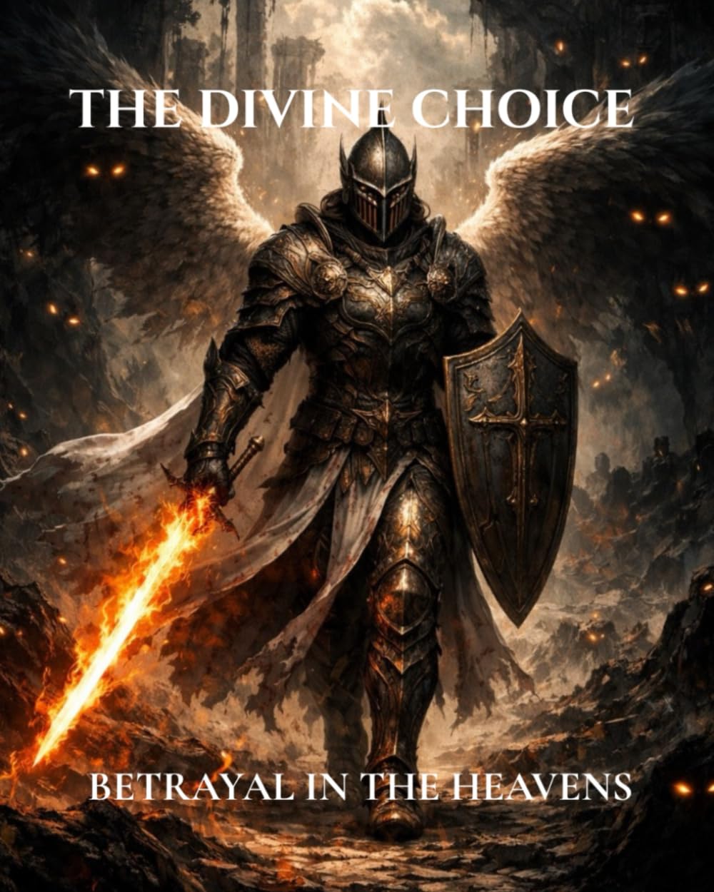 The Divine Choice: Betrayal in the Heavens: A Dark Fantasy Romance Novel When Angels Betray and Hearts Break for Adults