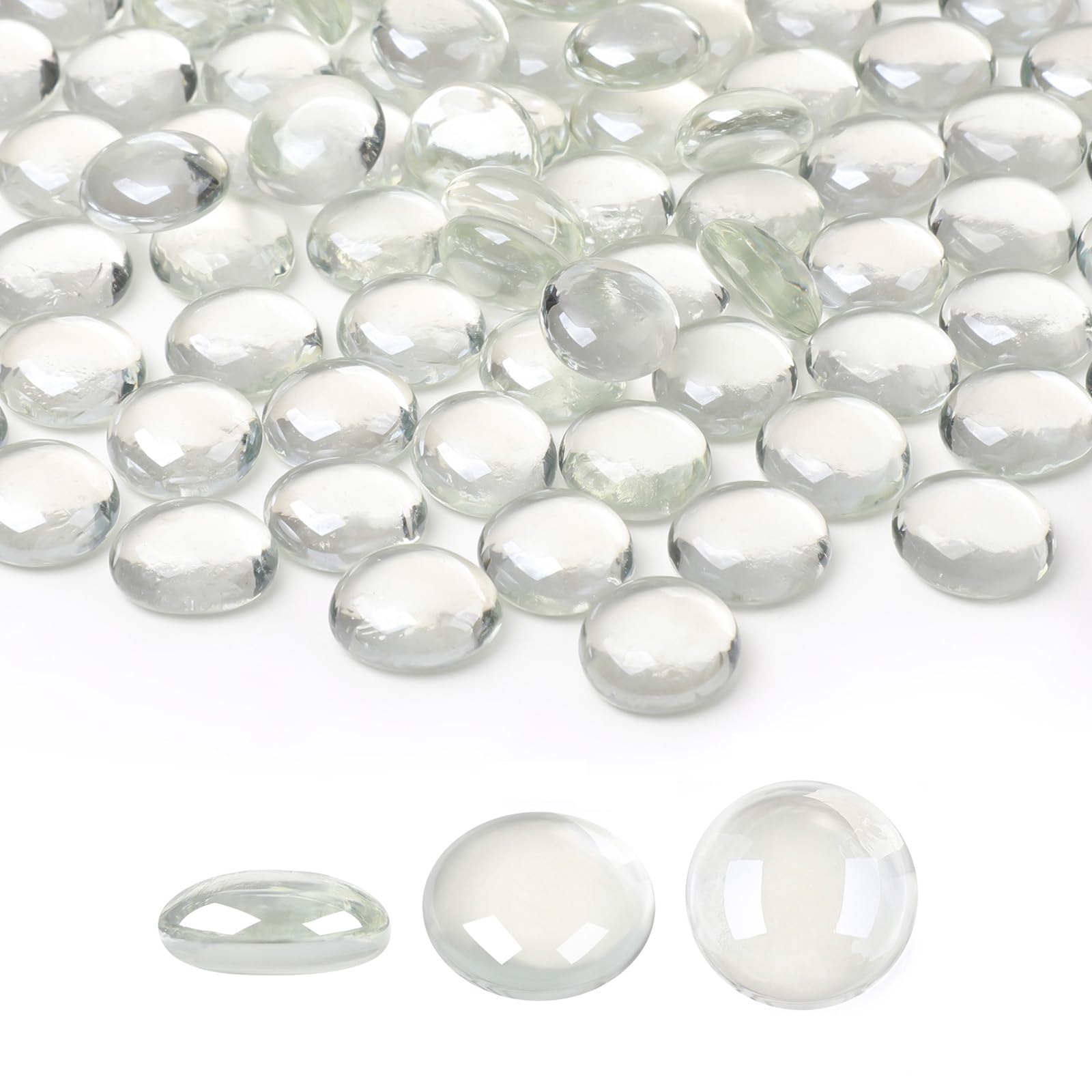 Billes transparentes en vrac pour lestage de vase et art floral
