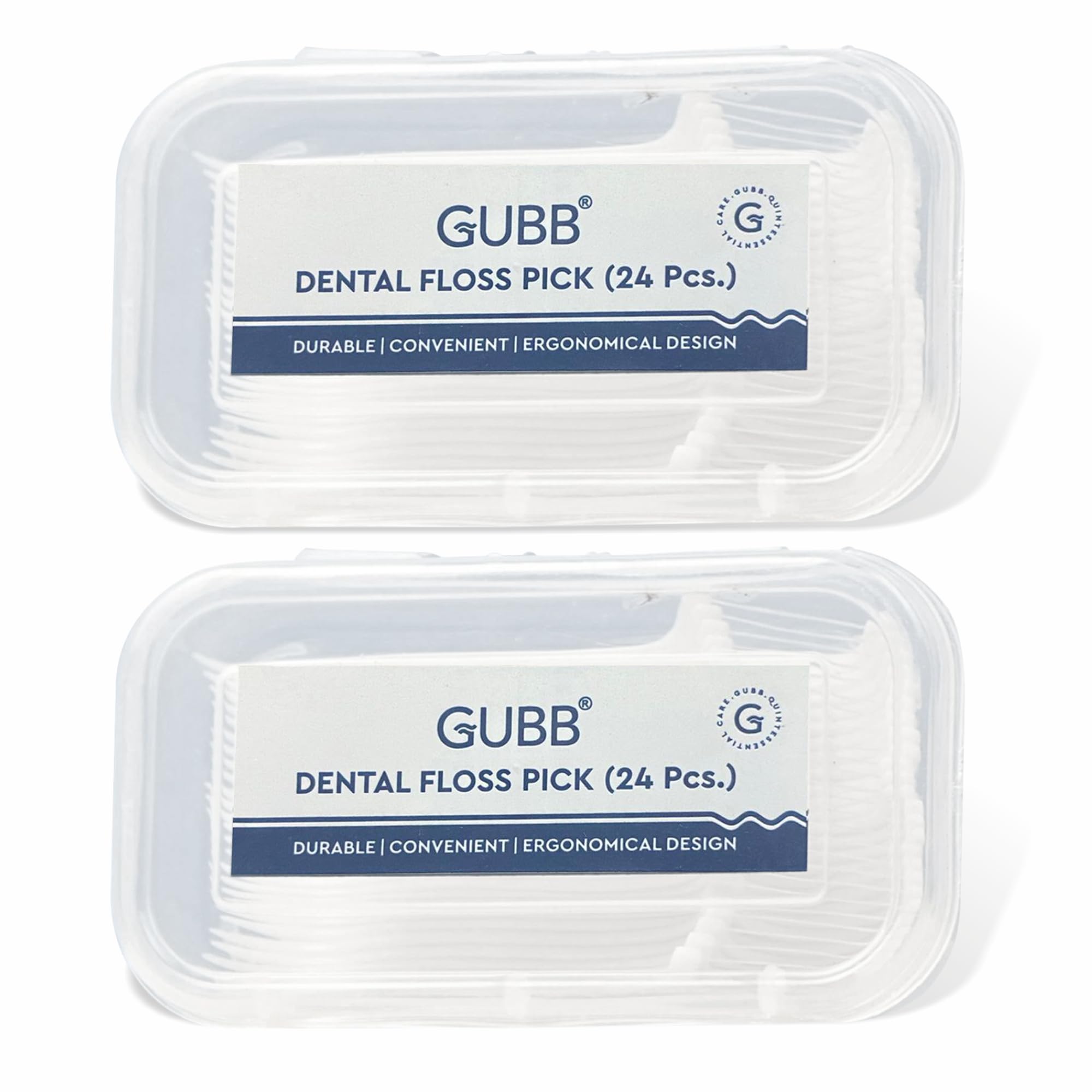 GUBB Dental Floss Toothpicks pack of 2 - Oral Hygiene Essential for Men & Women with Extra Strong Thread, Easy Access Design & Comfortable Grip| Gentle on Gums, Harsh on Bacteria-image-17