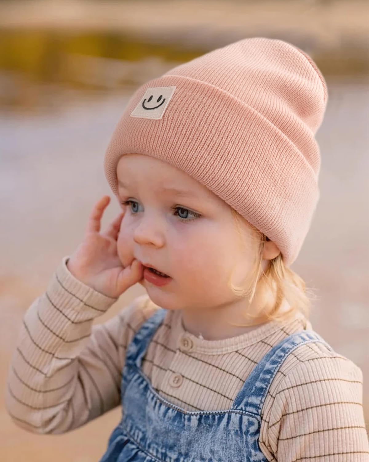 FURTALK 3 Pack Toddler Kids Beanie Baby Winter Hat Knit Boys Girls Kids Embroidered Warm Cap - Image 4