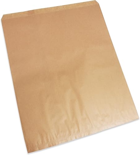 Miniatura 9 de CuteBox - 100 bolsas de regalo de papel plano marrón kraft de 8.5 x 11 pulgadas para mercancías, manualidades, recuerdos de fiesta, venta al por