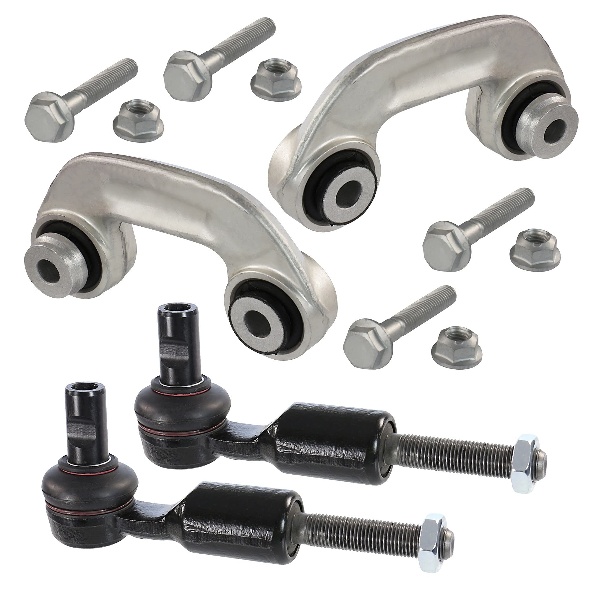 ATEC Germany 2x tiranti anteriori, 2x tiranti anteriori, compatibile con AUDI A4 B5 (8D2) (8D5), A6 C5 (4B2) (4B5), SKODA SUPERB 1 (3U4), VW PASSAT B5 (3B2) (3B5), PASSAT B5.5 (3B3) (3B6)