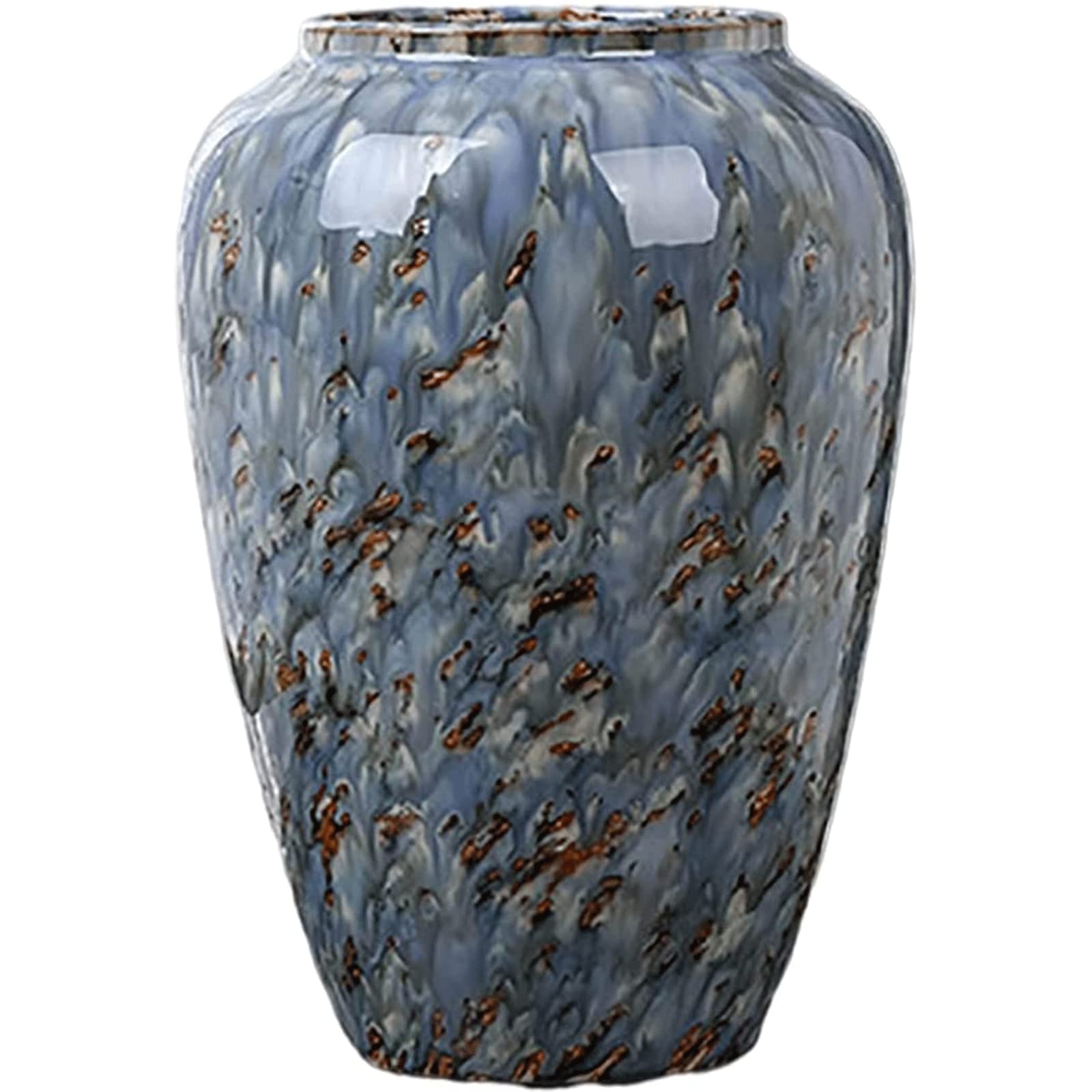 Ngdfgr B Fashion Chinese Ceramic Vase Nordic Modern Flower Vases Decoration Living Room Dining Table Flower Arrangement Room Home Furnishing Decoration (B),
