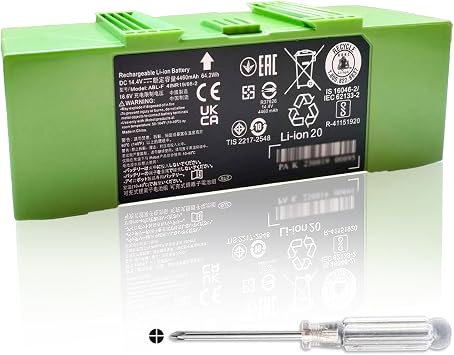 ABL-F Battery for iRobot Roomba i7 i7+ 7158 7150 7550 7558 i3 i3+ 3150 i4 i4+ 4150 i8 and e5 e6 e5150 e6198 Replacement Battery for Roomba i and e Series not for iRobot Roomba Combo Series