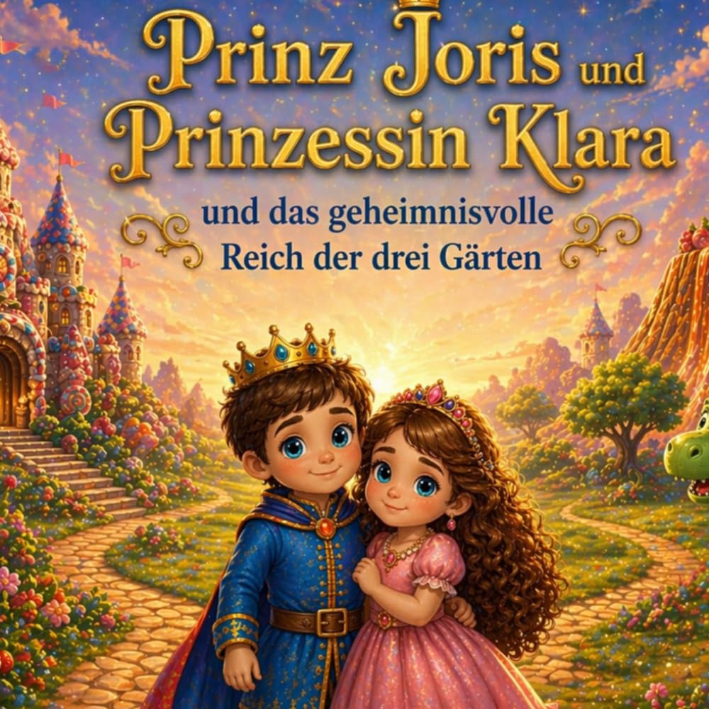 Prinz Joris und Prinzessin Klara und das geheimnisvolle Reich der drei Gärten: Eine liebevolle Gutenachtgeschichte über gesunde Ernährung für Kinder von 2–5 Jahren