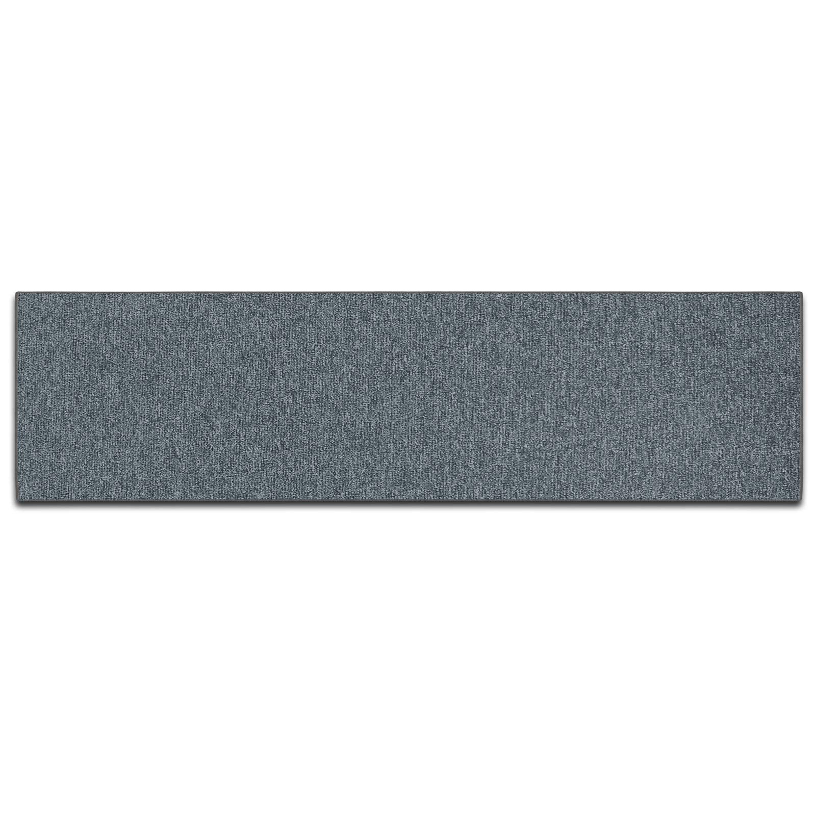 Casa Pura Dark Grey Carpet Runner For Hallway - Non-Slip Kitchen Runners Made To Measure | Action-Backed Runner Rugs | Matching Stair Treads | - 80 X 350 Cm