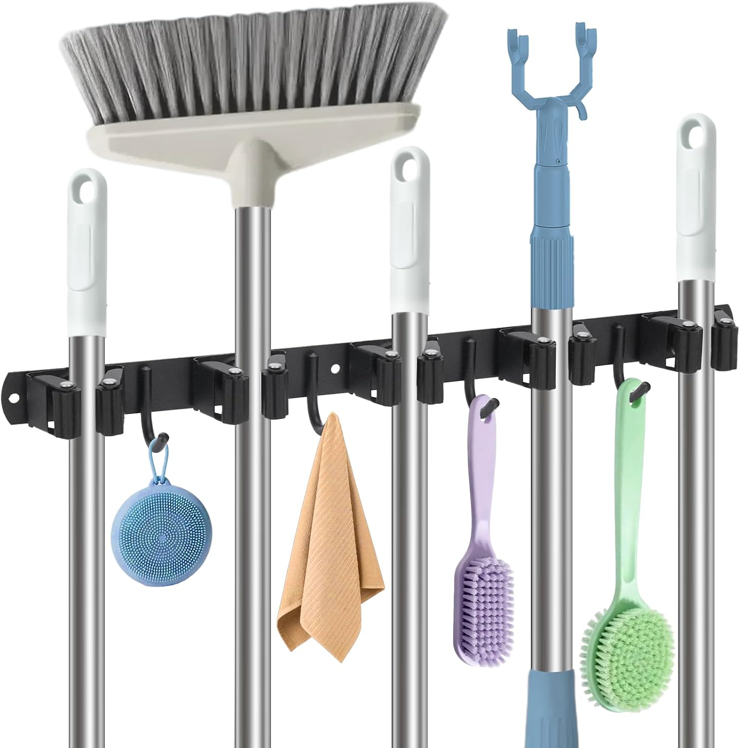 Ordnungssystem Putzen Besenstielhalter Für 28mm Stiele – Ordnung Für Besen, Wischer & Gartengeräte Ordnungssystem Putzen Besenstielhalter Für 28mm Stiele – Ordnung Für Besen, Wischer & Gartengeräte