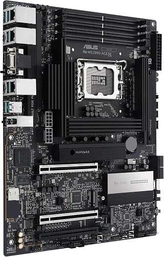 ASUS Pro WS Z890-ACE SE, Carte mère Intel ATX, 16+2+1+2 Phases d'alimentation, Emplacement DDR5, PCIe 5.0 pour Cartes Graphiques de Nouvelle génération, 4 emplacements M.2, Ports USB-C Thunderbolt, - 2