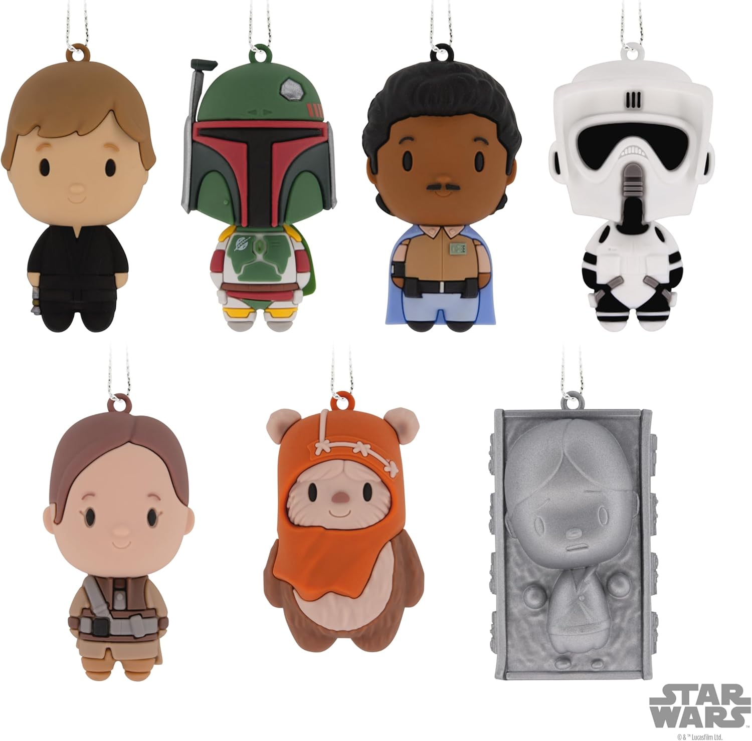 Hallmark Star Wars Set 2 Mystery Christmas Ornaments, Shatterproof, Set of 2 - Image 8