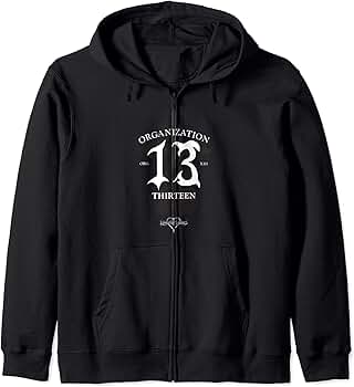 Amazon.com: Disney Kingdom Hearts Organization Thirteen Zip