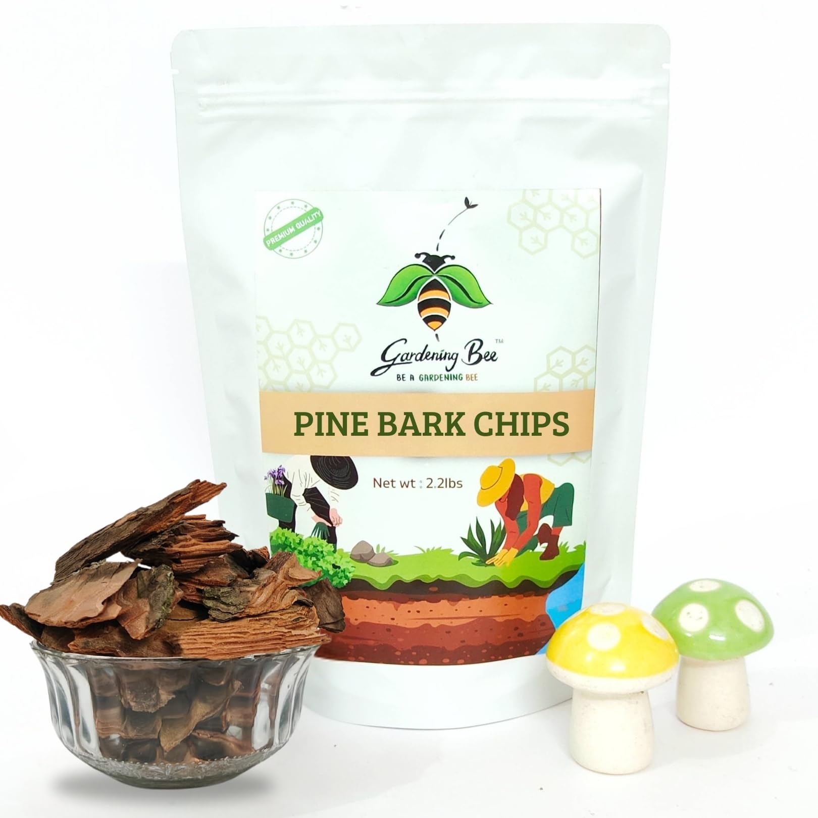 Pine Bark Chips (900 G), 2-6 INCHES SIZED, Ideal for Arial Orchid, Fully DRY, 100% Organic and Natural, for Mature Orchids, Graded to Size, Pine Tree Bark Chip (900 gram)-image-15
